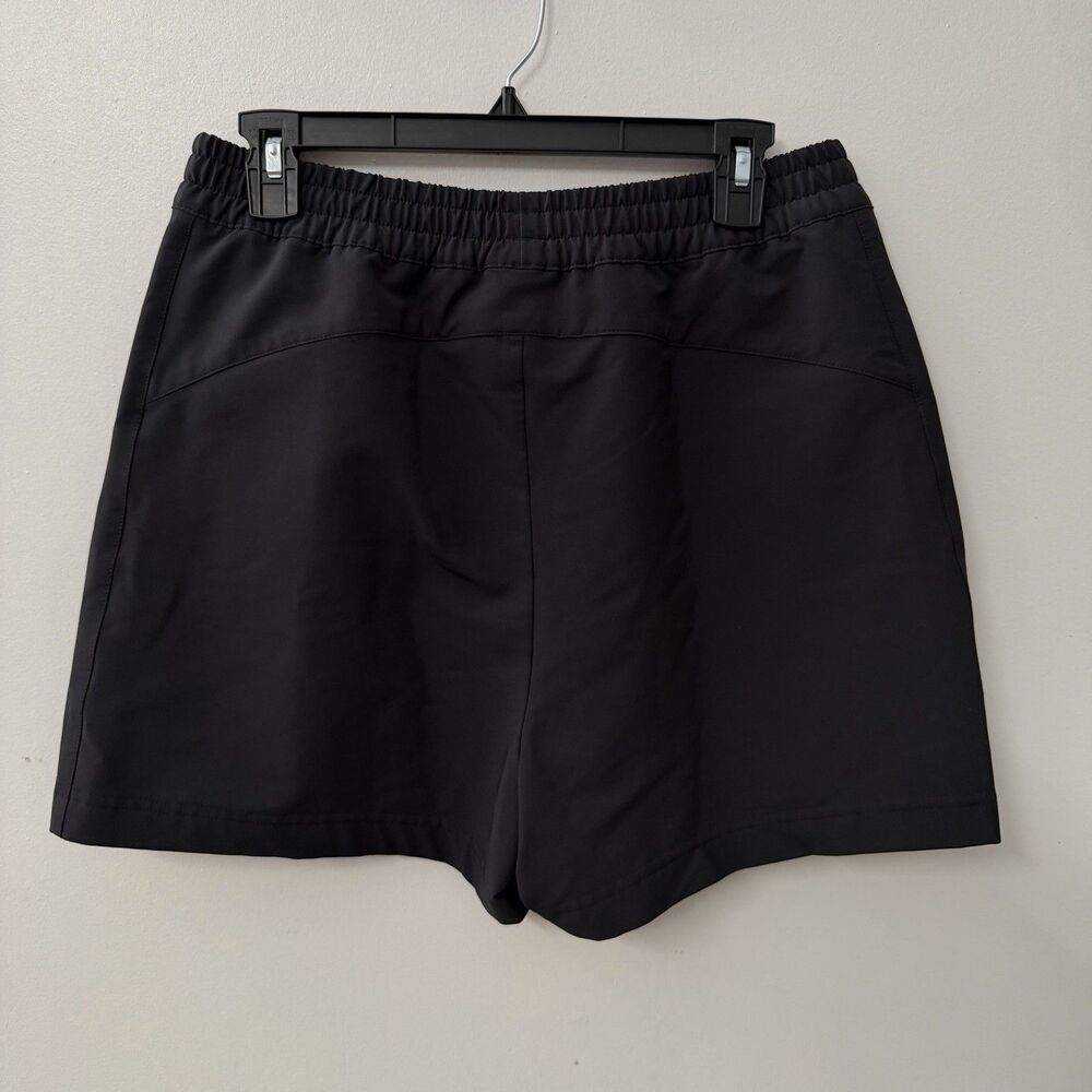 Sweaty Betty Black Athletic Shorts UK 14 US 10 Elastic Waist Zipper Pockets - Picture 4 of 9